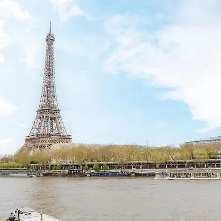 Grand Studio Moderne Tour Eiffel Parigi